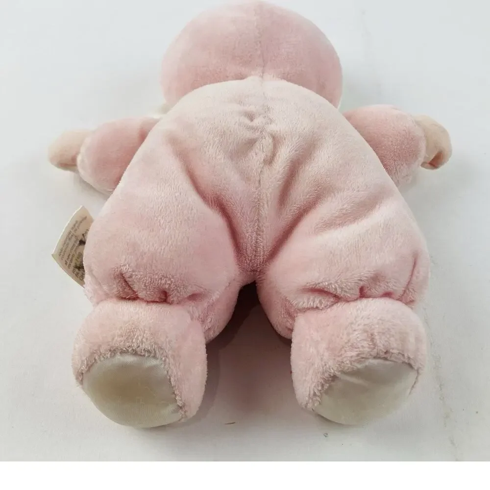 Carters Baby Doll Rattle Pink Dress Prestige Flowers Bows Yellow Hair Blue Eyes